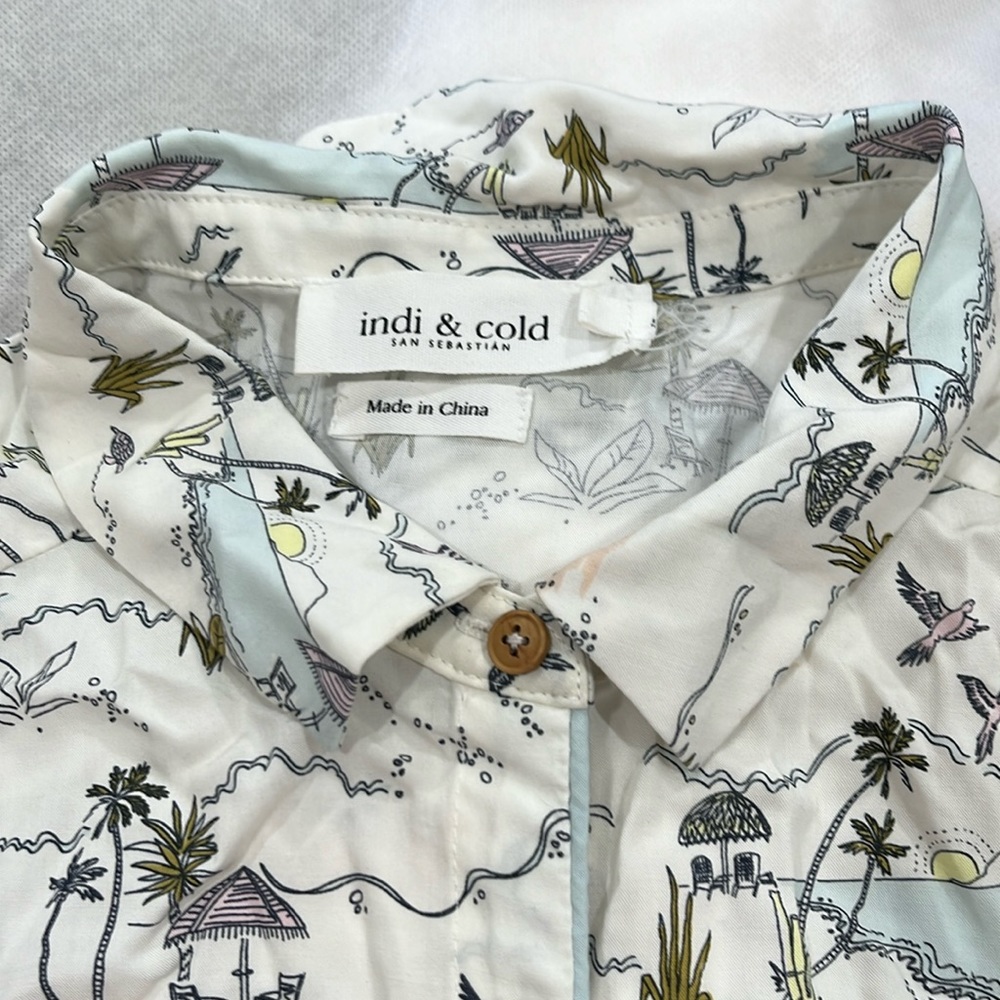 INDI & COLD SAN SEBASTIAN SIZE SMALL TOP. BRAND NEW